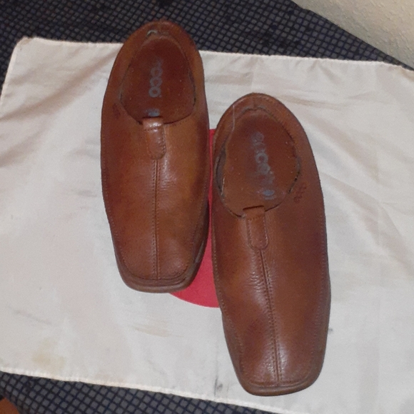 Ecco leather brown mules - Picture 4 of 6